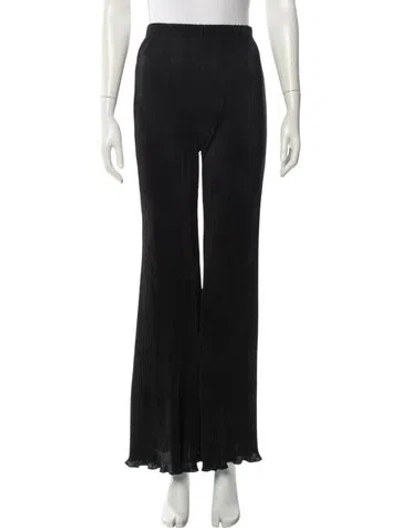 Pre-owned Sleeper Nylon Wide Leg Pants In Black