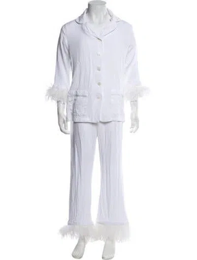 Pre-owned Sleeper Pajama Set In White