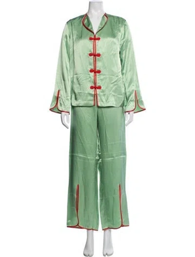 Pre-owned Sleeper Pajamas In Green