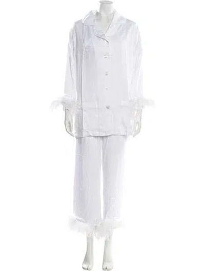 Pre-owned Sleeper Pajamas W/ Tags In White