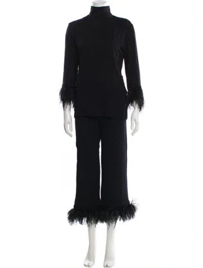 Pre-owned Sleeper Pant Set In Black