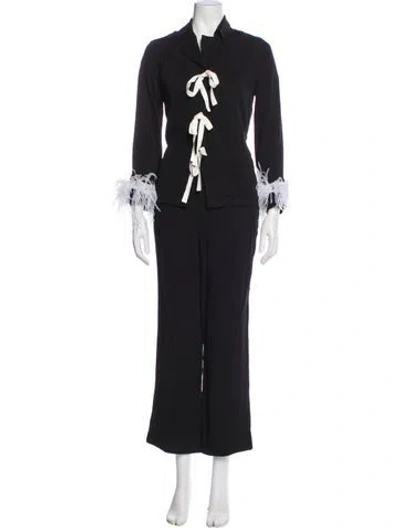 Pre-owned Sleeper Pant Set In Black