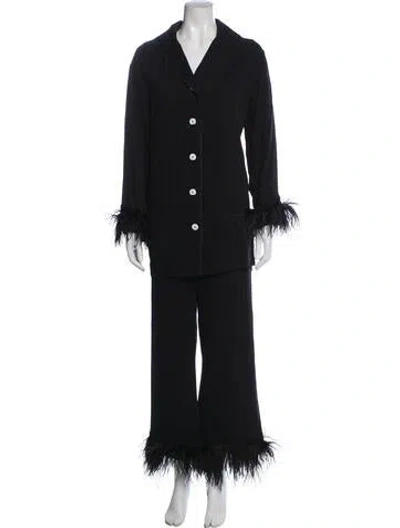 Pre-owned Sleeper Pant Set In Black