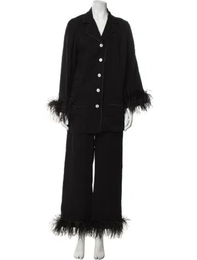 Pre-owned Sleeper Pant Set In Black