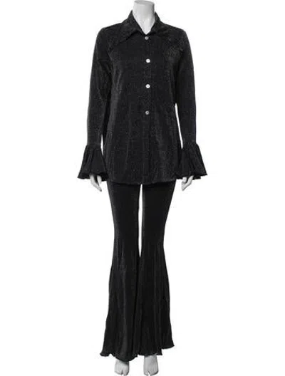 Pre-owned Sleeper Pant Set In Black