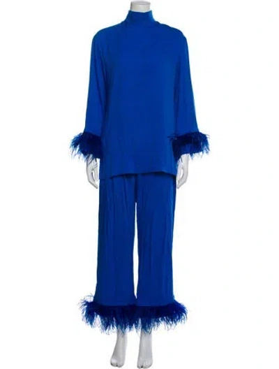 Pre-owned Sleeper Pant Set In Blue
