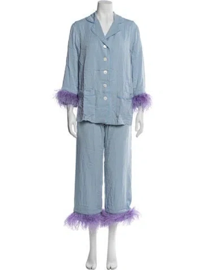 Pre-owned Sleeper Pant Set In Blue