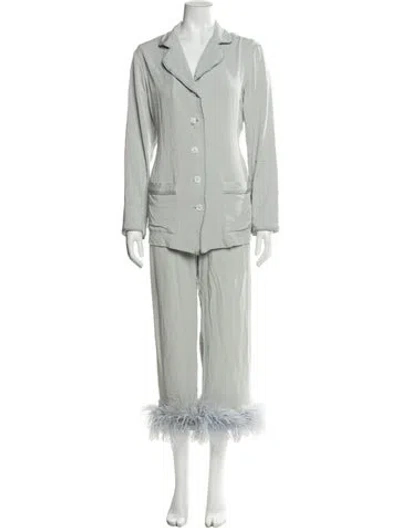 Pre-owned Sleeper Pant Set In Gray