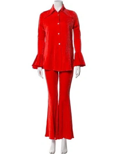 Pre-owned Sleeper Pant Set In Orange