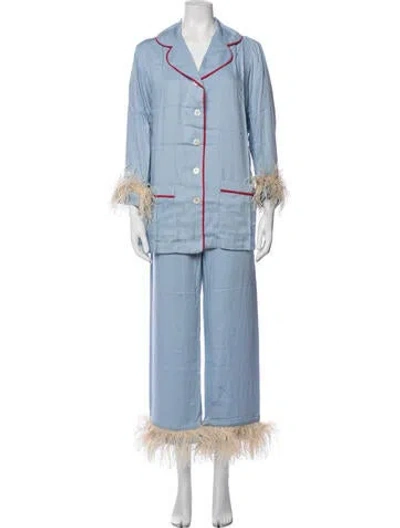 Pre-owned Sleeper Pant Set W/ Tags In Blue
