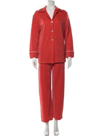 Pre-owned Sleeper Pant Set W/ Tags In Red