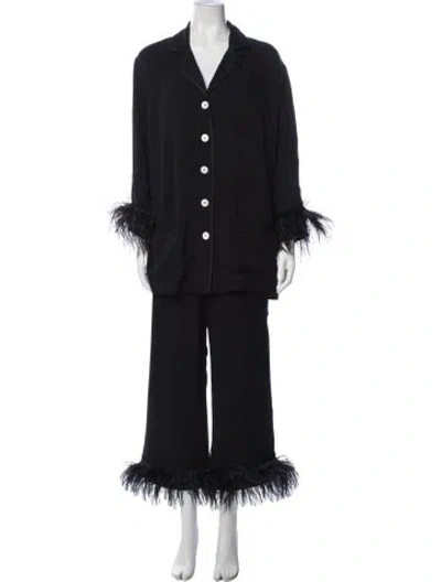Pre-owned Sleeper Pantsuit In Black
