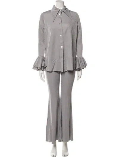 Pre-owned Sleeper Pantsuit In Gray