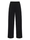 Sleeper Paros Linen Unisex Pajama Pants In Black In Black