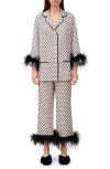 SLEEPER PARTY DOUBLE FEATHER PAJAMAS