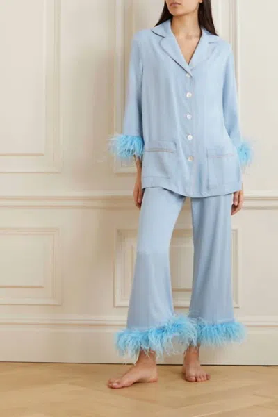 Sleeper Party Pajama Set In Blue
