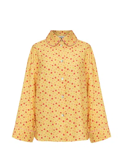 Sleeper Pastelle Oversized Shirt In Yellow