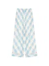Sleeper Pastelle Oversized Trousers In Blue