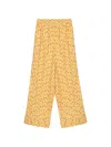 Sleeper Pastelle Oversized Trousers In Yellow
