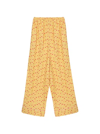 Sleeper Pastelle Oversized Trousers In Yellow