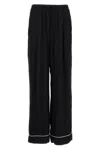 Sleeper Piping Contrast Wide Leg Trousers