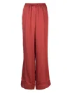 Sleeper Pastelle Pattern-jacquard Pyjama Pants In Red