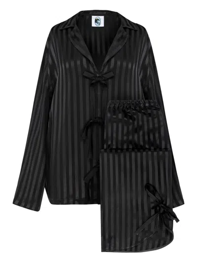 Sleeper Phoenix Pajama Set In Black