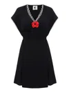 Sleeper Poppi Mini Dress In Black In Black