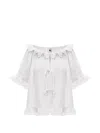 Sleeper Romantica Ruffled Lounge Set In White
