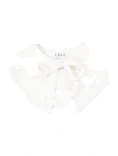 Pre-owned Sleeper Scarf In White