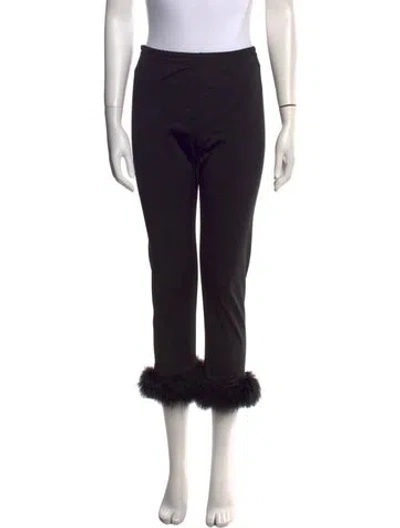 Pre-owned Sleeper Skinny Leg Pants In Black