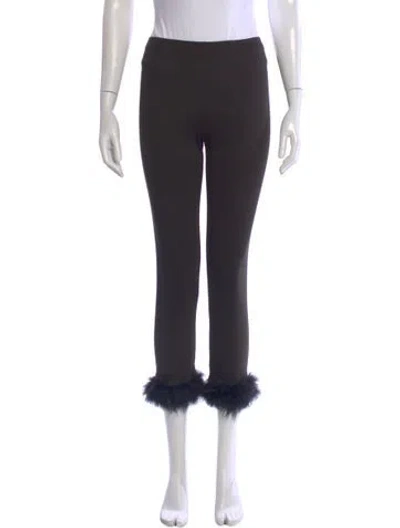 Pre-owned Sleeper Skinny Leg Pants In Gray