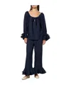 Sleeper Solidcolor Pajamas In Black