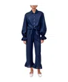 Sleeper Solidcolor Pajamas In Blue