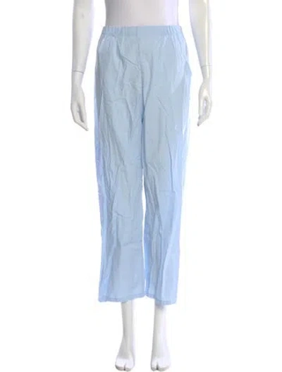 Pre-owned Sleeper Straight Leg Pants In Blue