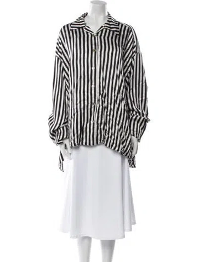 Pre-owned Sleeper Striped Pajamas W/ Tags In Black