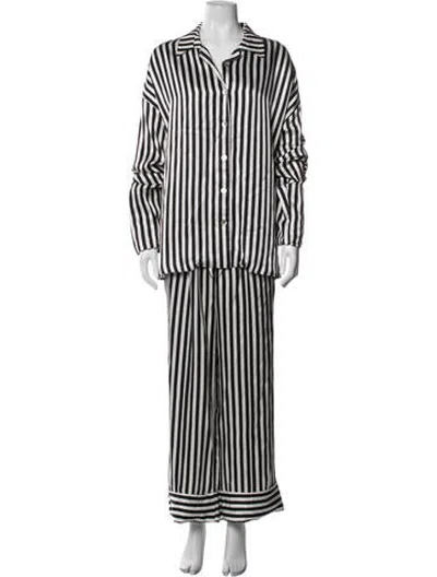 Pre-owned Sleeper Striped Set In White