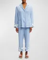 SLEEPER THE BLOOM FLORAL APPLIQUE PARTY PAJAMA SET