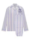 Sleeper The Rose Striped Pajama In Blue