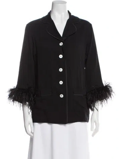 Pre-owned Sleeper Three-quarter Sleeve Top In Gray