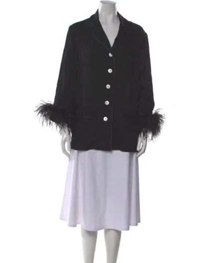 Pre-owned Sleeper Three-quarter Sleeve Top In Gray