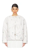 Sleeper Ukiyo Puffer Jacket In Ivory