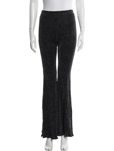 Pre-owned Sleeper Wide Leg Pants In Black
