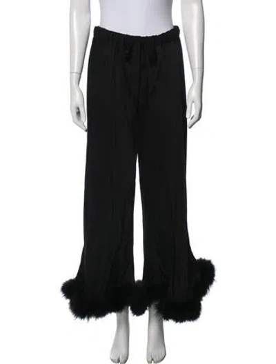Pre-owned Sleeper Wide Leg Pants In Black