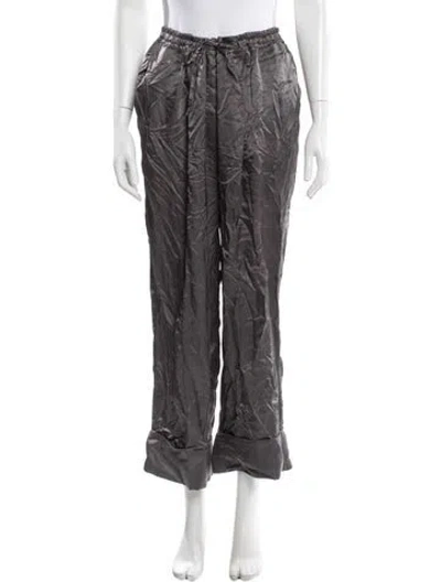 Pre-owned Sleeper Wide Leg Pants In Gray