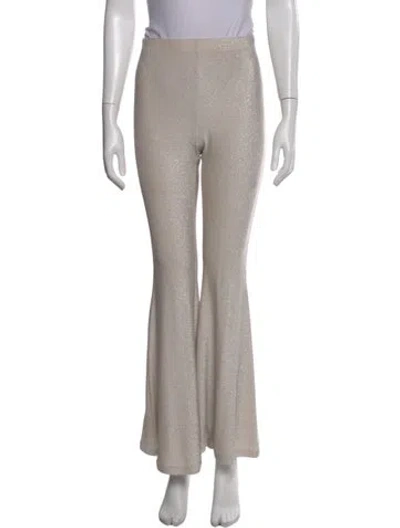 Pre-owned Sleeper Wide Leg Pants In Neutral