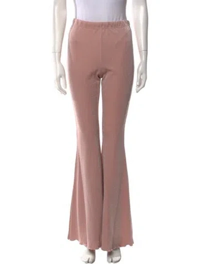 Pre-owned Sleeper Wide Leg Pants In Pink