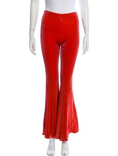 Pre-owned Sleeper Wide Leg Pants In Pink