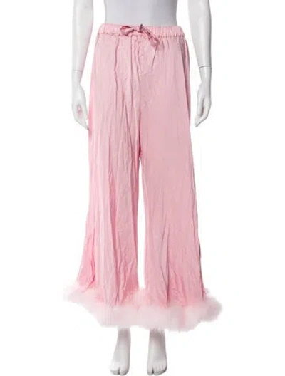 Pre-owned Sleeper Wide Leg Pants W/ Tags In Pink
