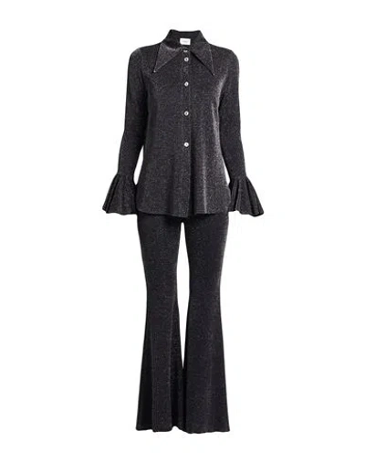 Sleeper Woman Co-ord Black Size Xs Polyester, Metallic Fiber, Lycra